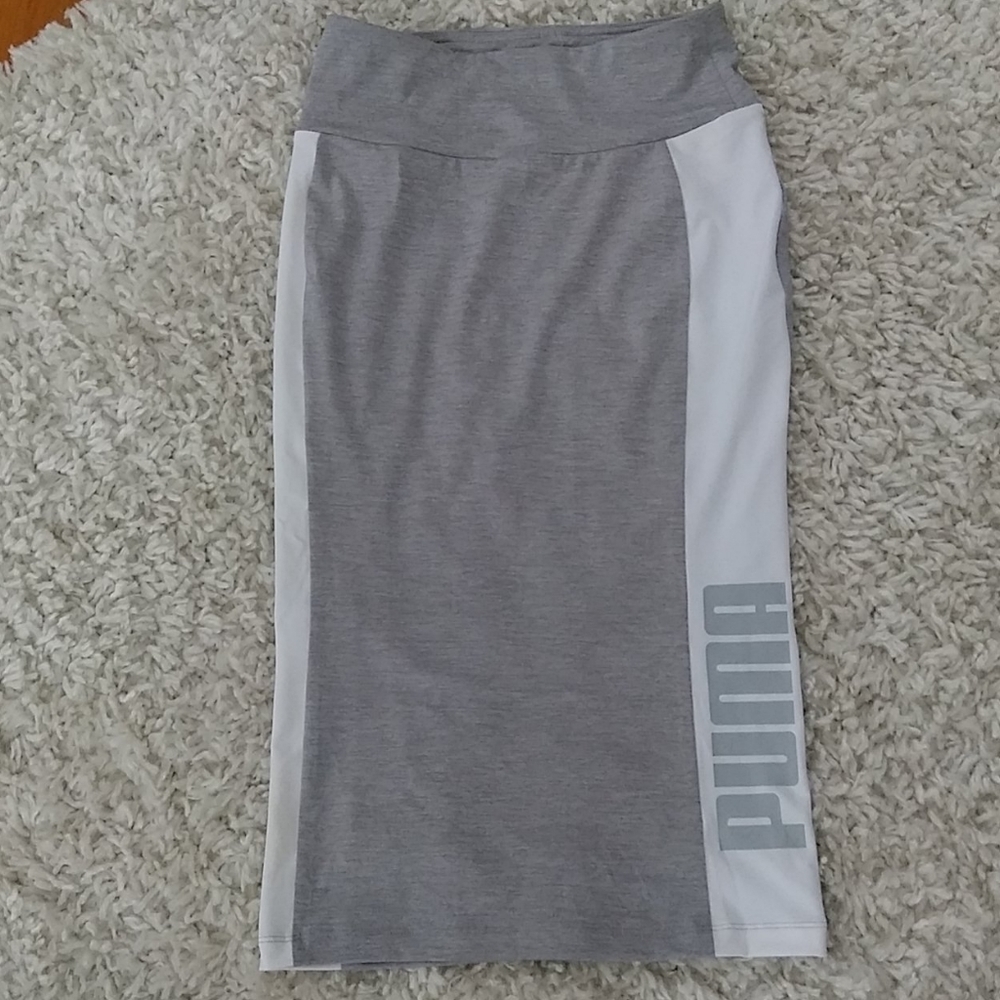 Women's PUMA logo pencil skirt Small new